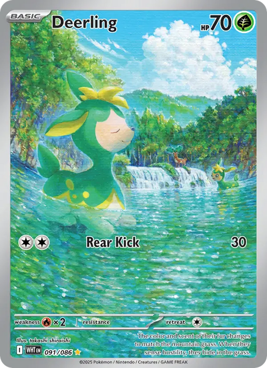 Deerling 91 White Flare Pokesingles