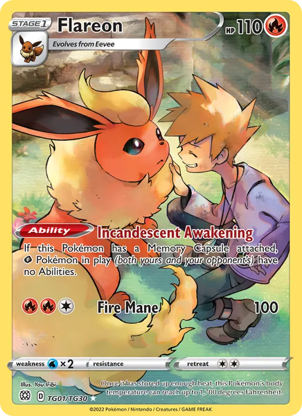 Flareon TG01 Brilliant Stars Pokesingles