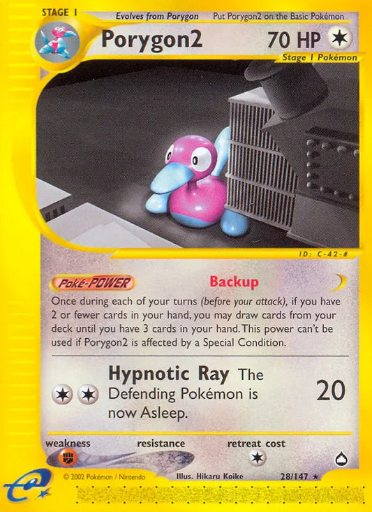 Porygon2 28 Aquapolis Pokesingles