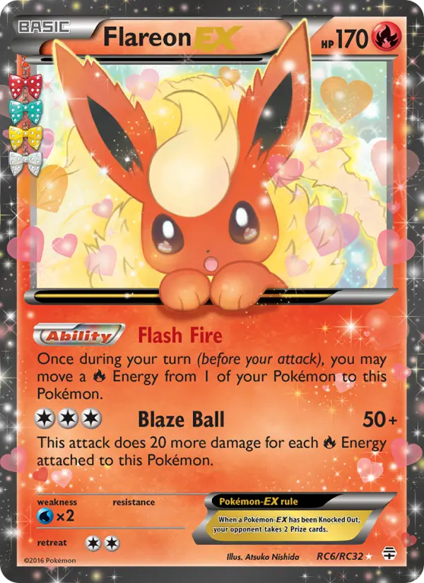 Flareon EX RC6 Generations Pokesingles