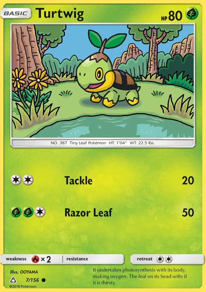 Turtwig 7 Ultra Prism Pokesingles