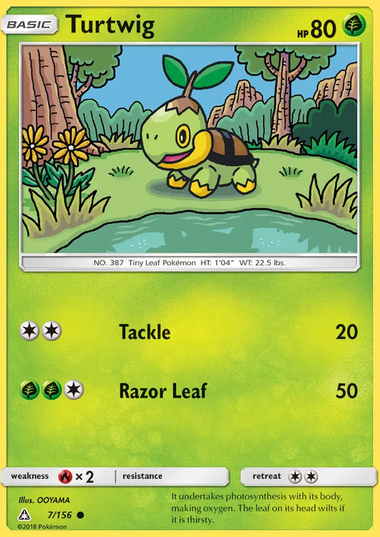 Turtwig 7 Ultra Prism Pokesingles