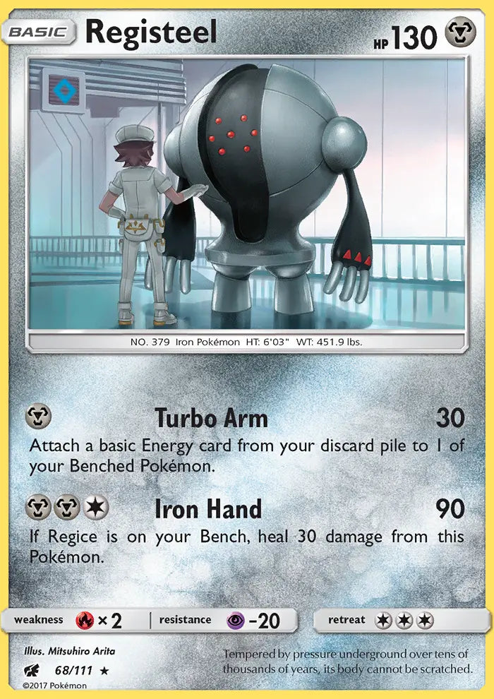 Registeel 68 Crimson Invasion Pokesingles