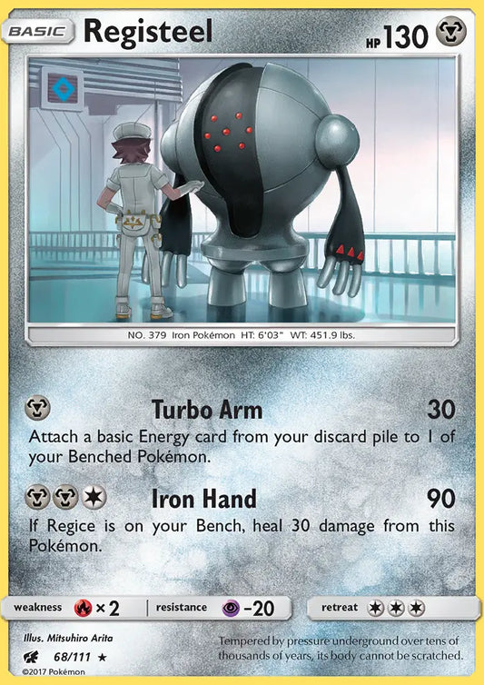 Registeel 68 Crimson Invasion Pokesingles