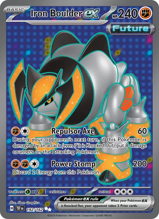 Iron Boulder ex 192 Temporal Forces Pokesingles
