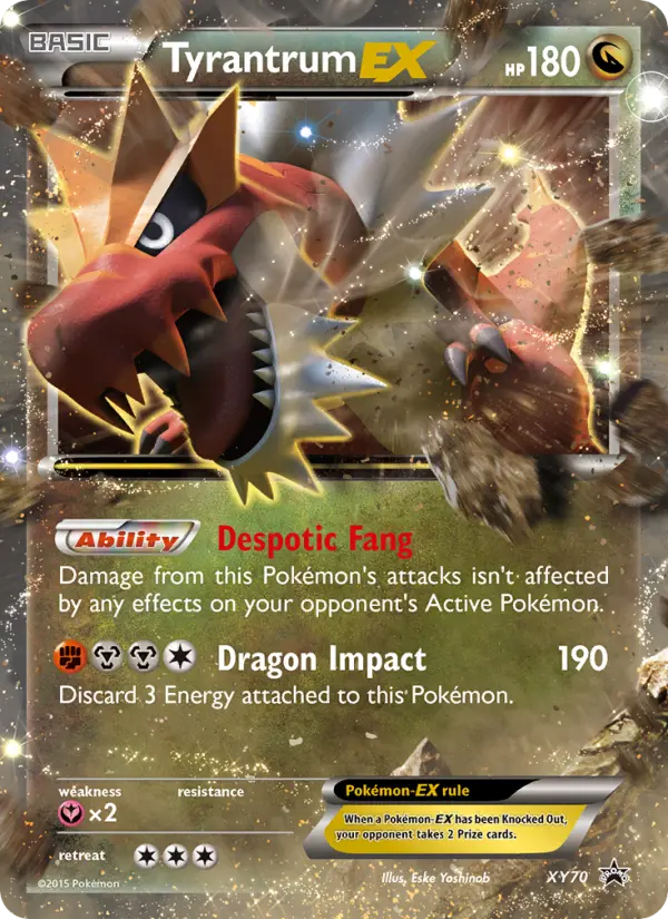 Tyrantrum EX XY70 XY Black Star Promos Pokesingles
