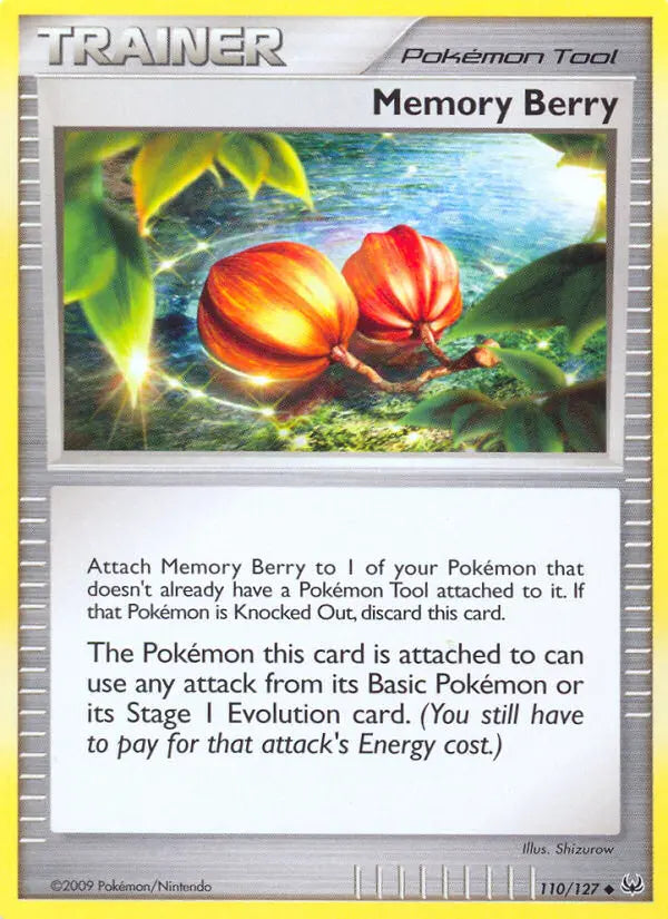 Memory Berry 110 Platinum Pokesingles