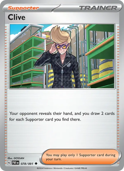 Clive 78 Paldean Fates Pokesingles