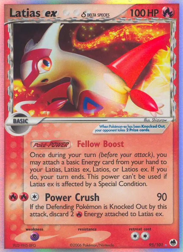Latias ex δ 95 Dragon Frontiers Pokesingles
