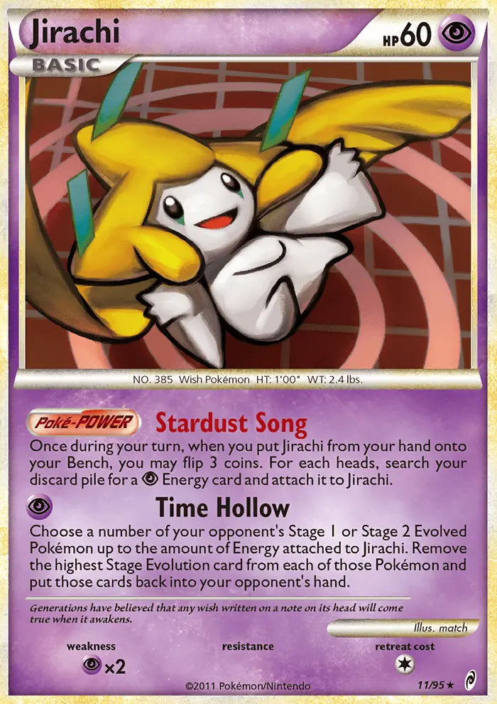 Jirachi 11 Call of Legends Pokesingles