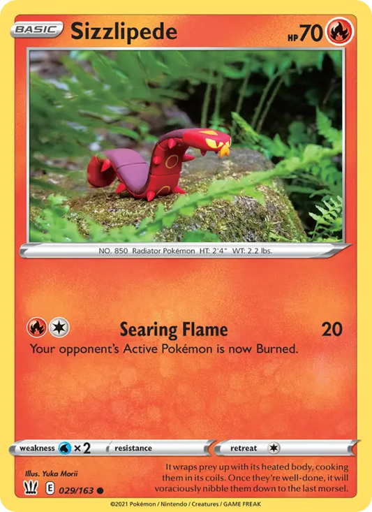 Sizzlipede 29 Battle Styles Pokesingles