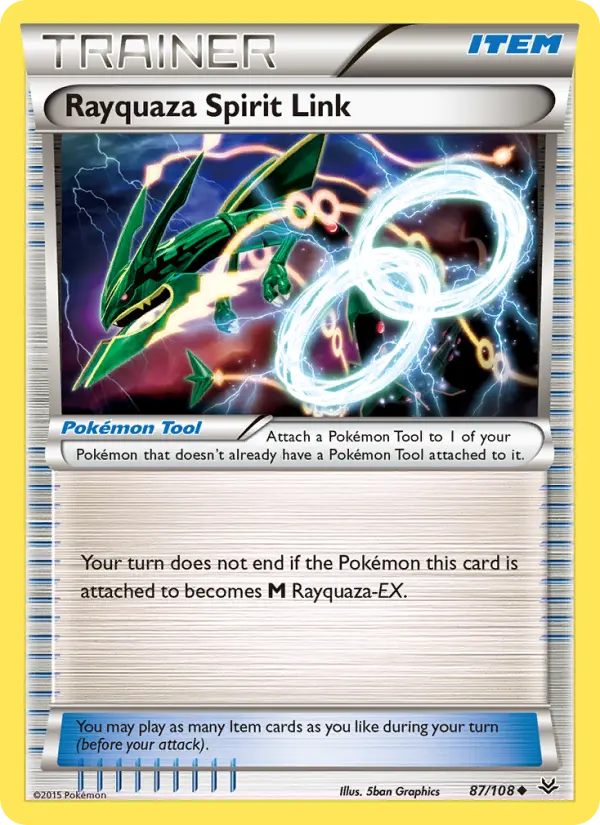 Rayquaza Spirit Link 87 Roaring Skies Pokesingles