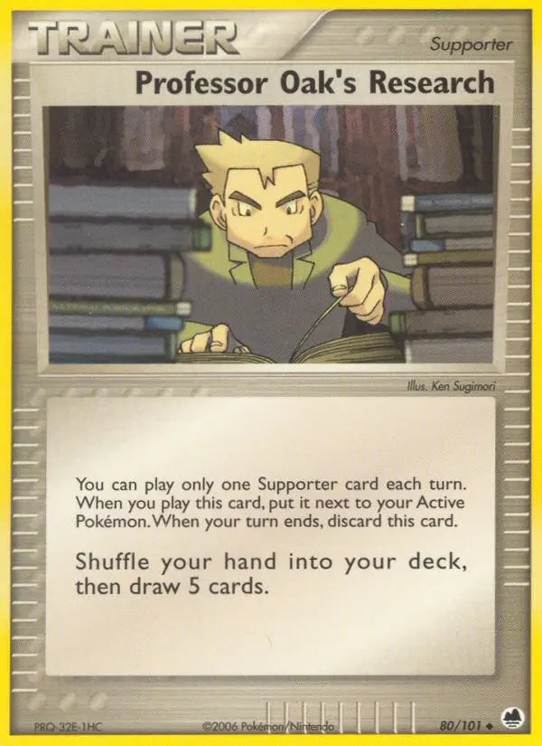 Professor Oak's Research 80 Dragon Frontiers Pokesingles