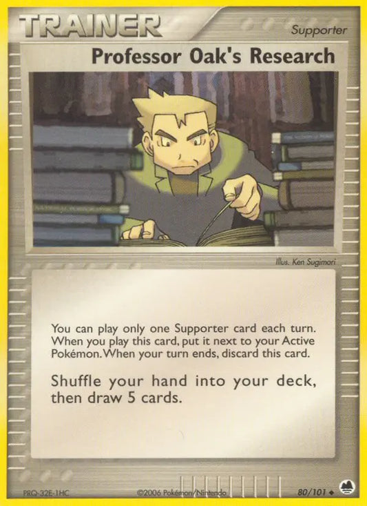 Professor Oak's Research 80 Dragon Frontiers Pokesingles