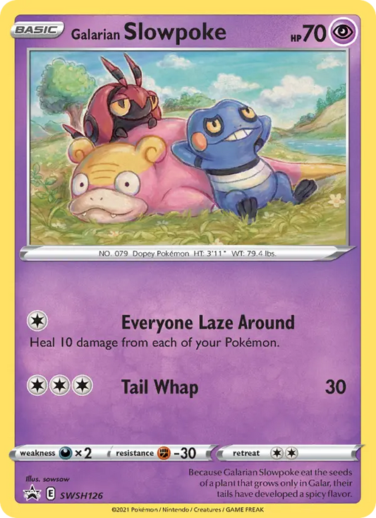 Galarian Slowpoke SWSH126 SWSH Black Star Promos Pokesingles
