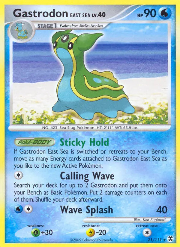 Gastrodon East Sea 21 Rising Rivals Pokesingles