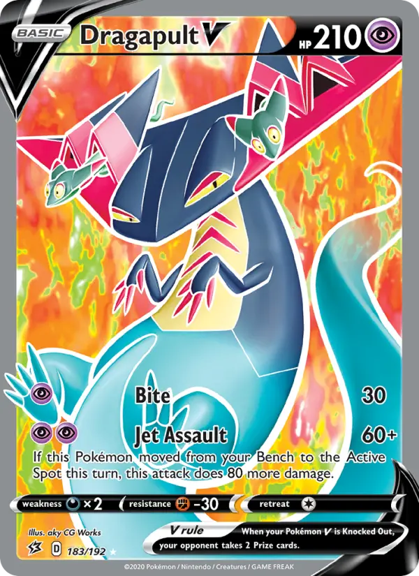 Dragapult V 183 Rebel Clash Pokesingles