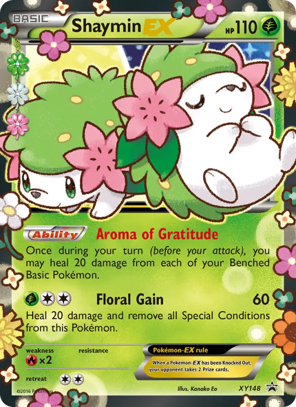 Shaymin EX XY148 XY Black Star Promos Pokesingles