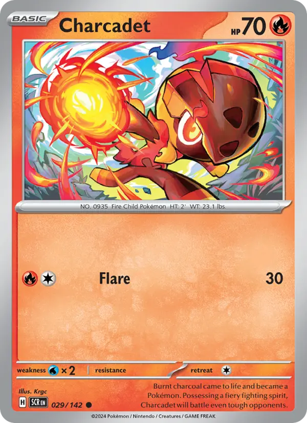 Charcadet 29 Stellar Crown Pokesingles