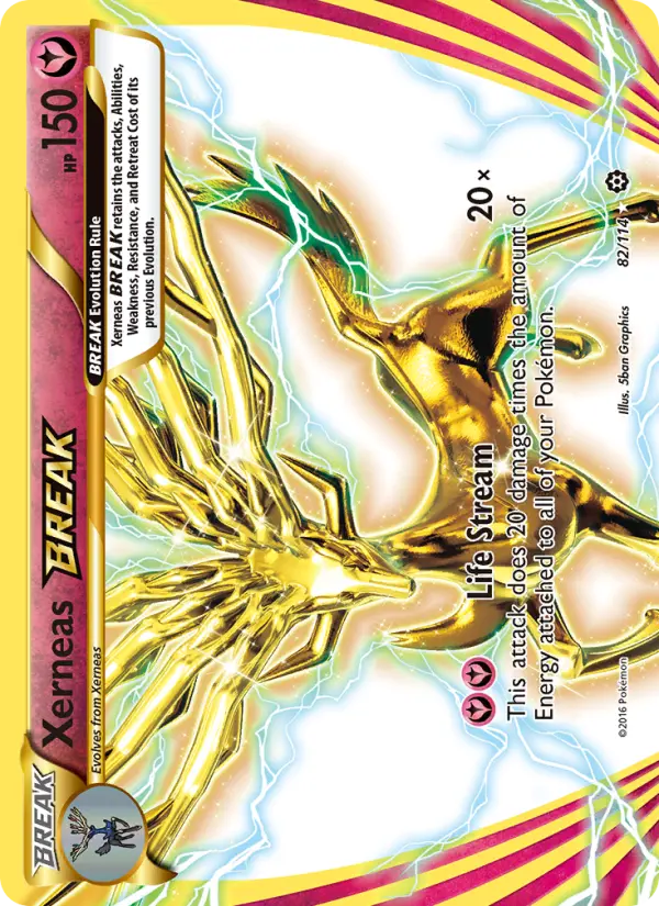 Xerneas BREAK 82 Steam Siege Pokesingles