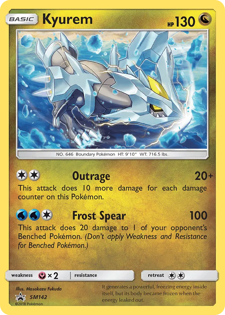 Kyurem SM142 SM Black Star Promos Pokesingles
