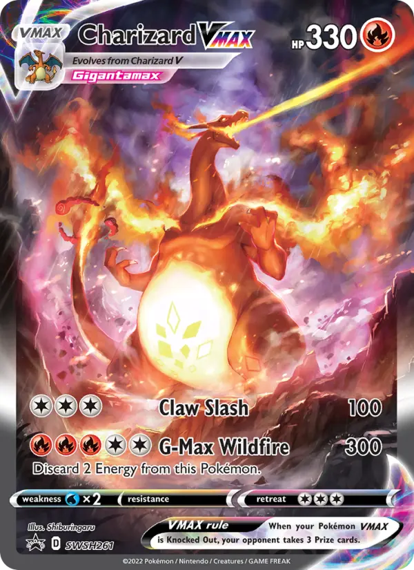 Charizard VMAX SWSH261 SWSH Black Star Promos Pokesingles