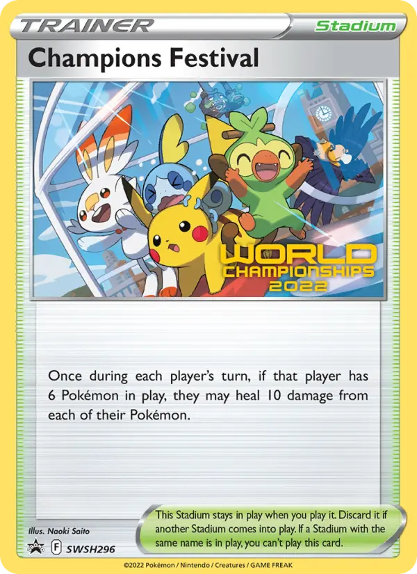 Champions Festival SWSH296 SWSH Black Star Promos Pokesingles