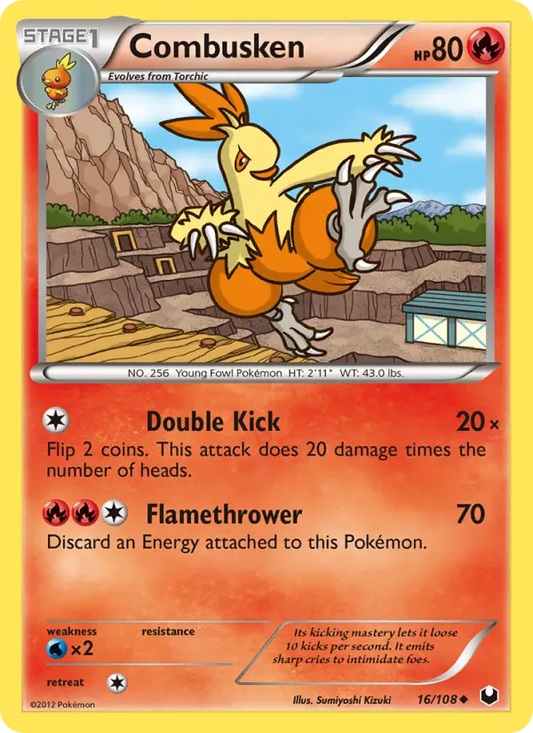 Combusken 16 Dark Explorers Pokesingles