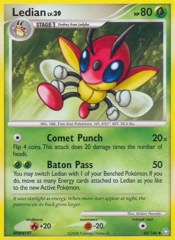 Ledian 60 Legends Awakened Pokesingles