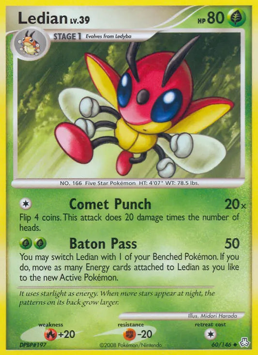 Ledian 60 Legends Awakened Pokesingles