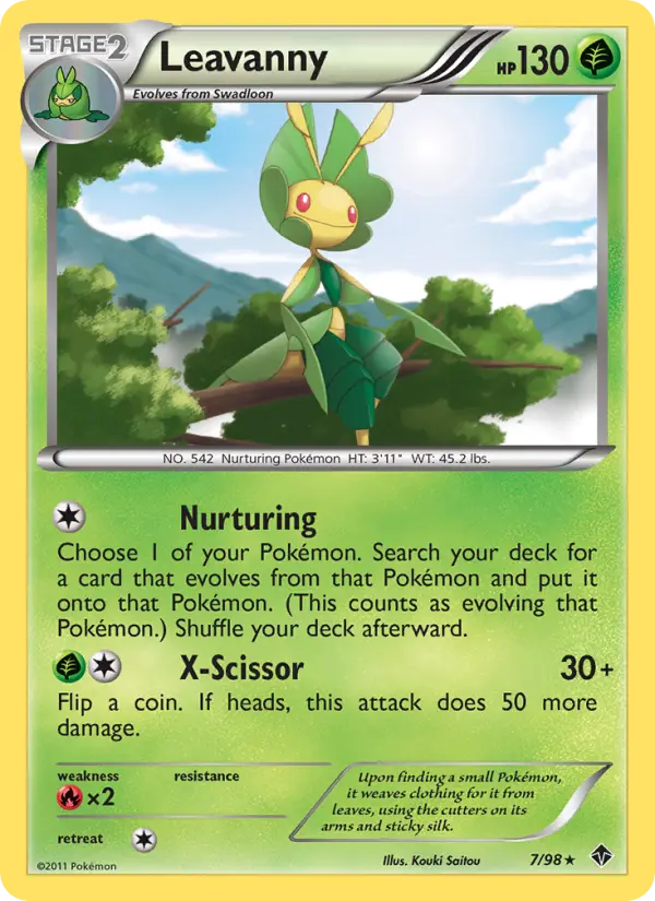 Leavanny 7 Emerging Powers Pokesingles