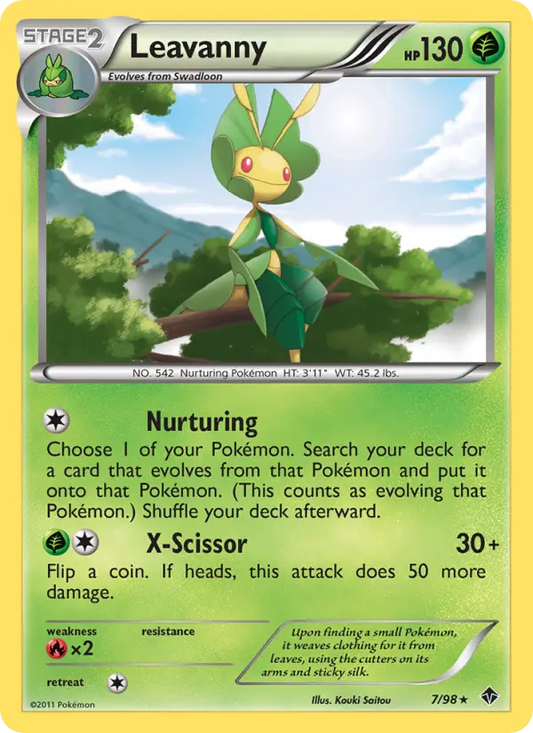 Leavanny 7 Emerging Powers Pokesingles