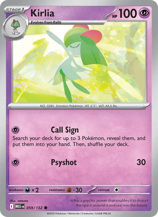 Kirlia 59 Mega Evolution Pokesingles