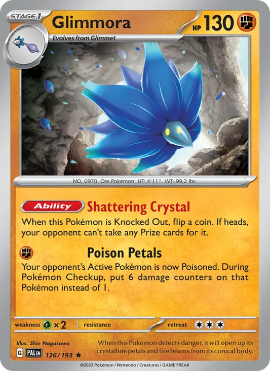 Glimmora 126 Paldea Evolved Pokesingles