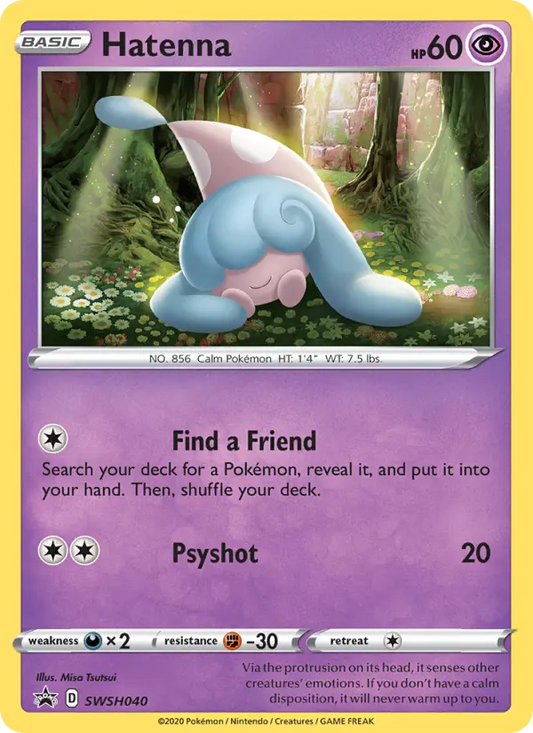 Hatenna SWSH040 SWSH Black Star Promos Pokesingles