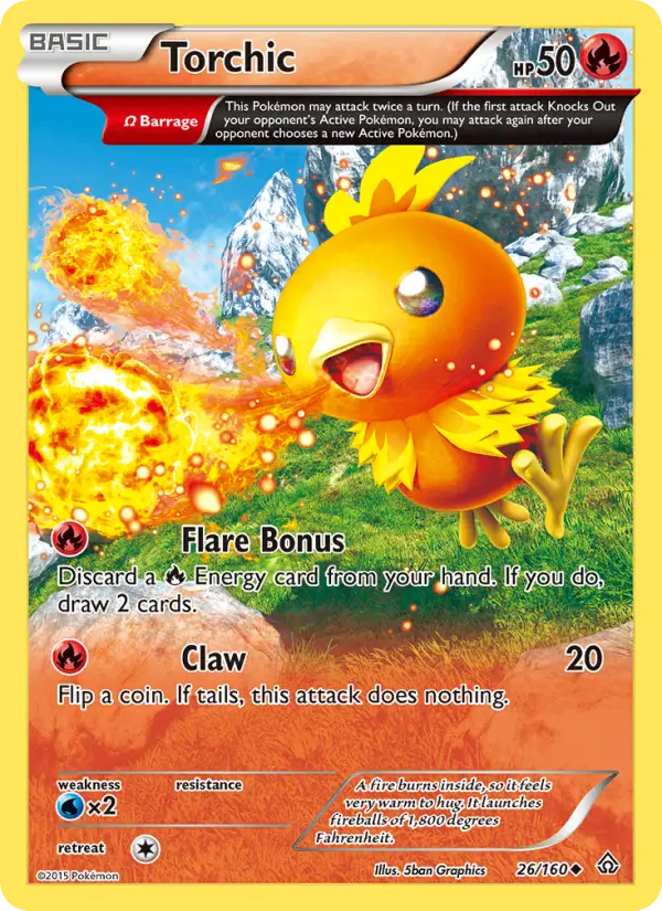 Torchic 26 Primal Clash Pokesingles