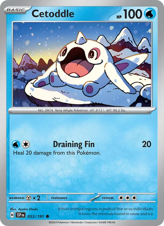 Cetoddle 53 Surging Sparks Pokesingles