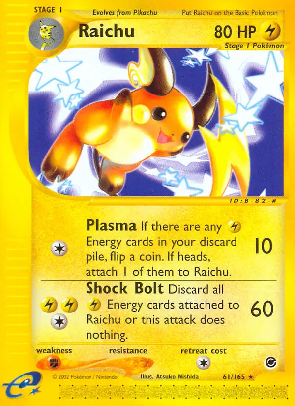 Raichu 61 Expedition Base Set Pokesingles