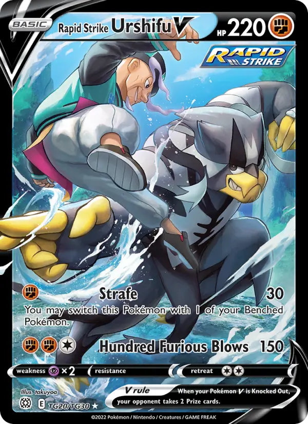 Rapid Strike Urshifu V TG20 Brilliant Stars Pokesingles