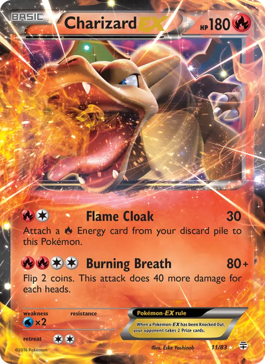Charizard EX 11 Generations Pokesingles