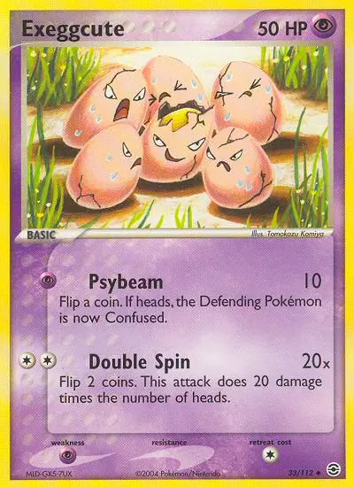 Exeggcute 33 FireRed & LeafGreen Pokesingles