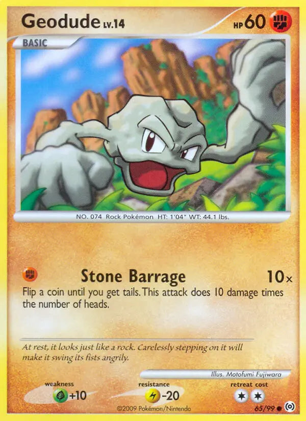 Geodude 65 Arceus Pokesingles
