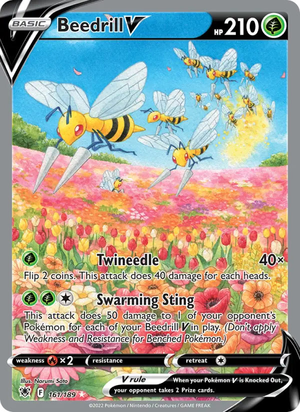 Beedrill V 161 Astral Radiance Pokesingles