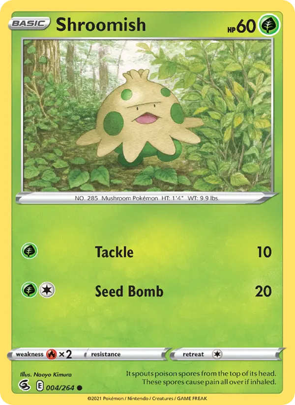 Shroomish 4 Fusion Strike Pokesingles