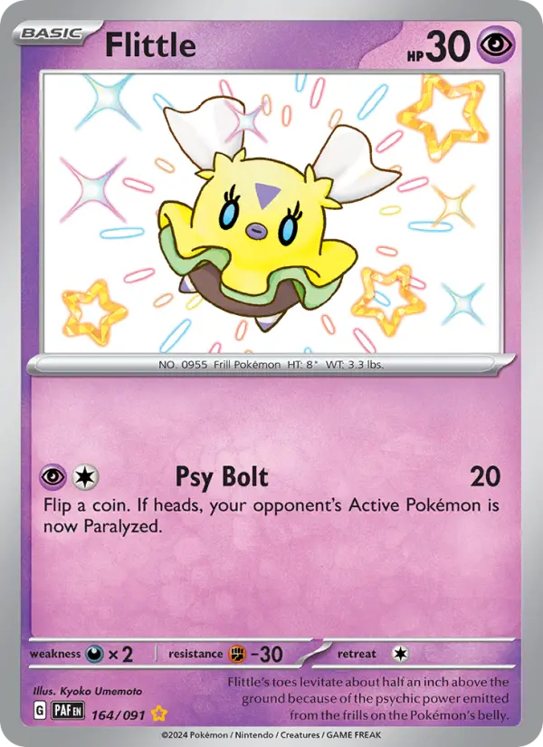 Flittle 164 Paldean Fates Pokesingles
