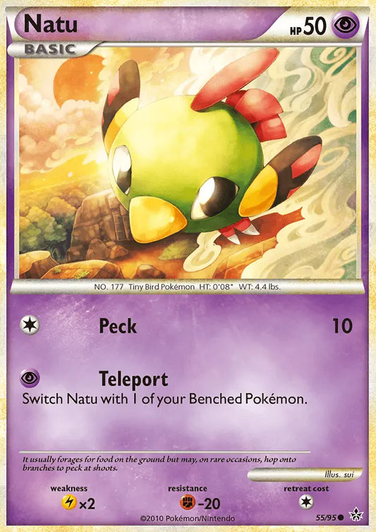 Natu 55 Unleashed Pokesingles