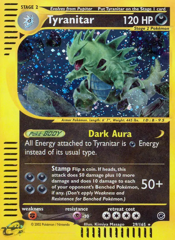 Tyranitar 29 Expedition Base Set Pokesingles