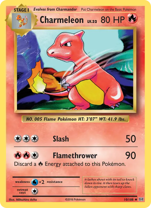 Charmeleon 10 Evolutions Pokesingles