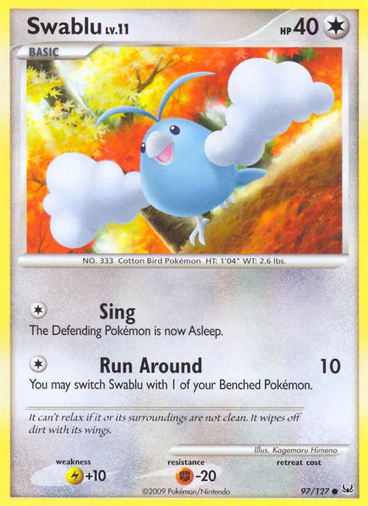 Swablu 97 Platinum Pokesingles