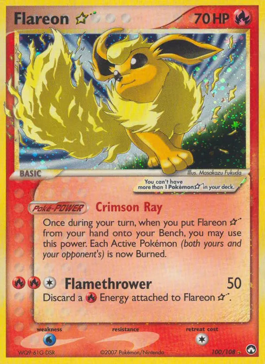 Flareon Star 100 Power Keepers Pokesingles